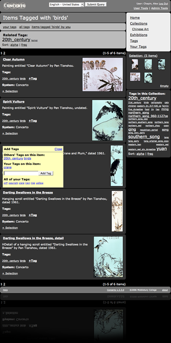 Unstructured Metadata (i.e. tags)